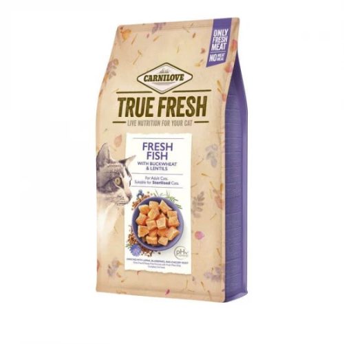 Carnilove - True Fresh - Hal Békalencsével, Fekete Áfonyával és Cikóriagyökérrel 1,8kg