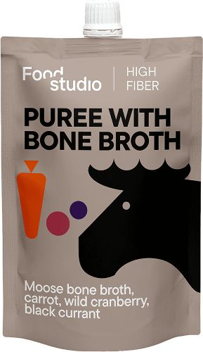 Food Studio - Püré jávorszarvas csontlével, vad tőzegáfonyával, fekete ribizlivel és sárgarépával