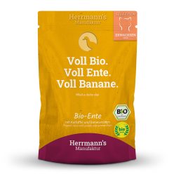   Herrmann's - Bio Kacsahús menü macskáknak 94,2%-os hústartalommal 100g