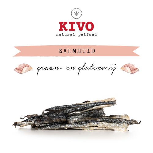 KIVO - Szárított lazacbőr 