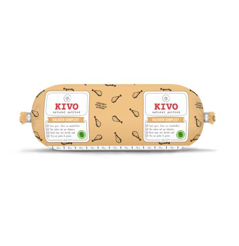 KIVO - Pulyka komplett barf menü 1kg
