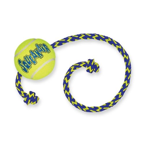 Kong - Air Squeaker sípoló teniszlabda kötéllel (M)