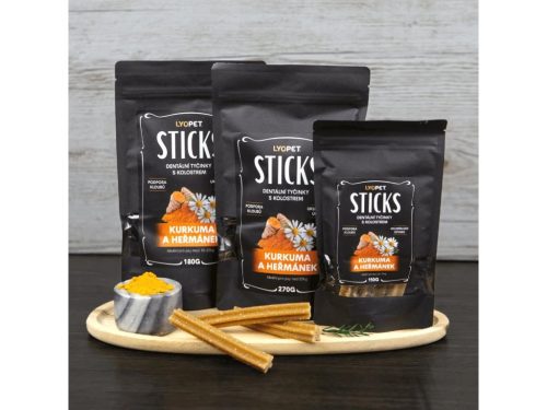 Lyopet Dental Stick - Medium - Kurkuma és Kamilla