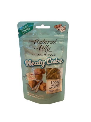 Natural Kitty Meaty Cubes - Tonhal és Szardella