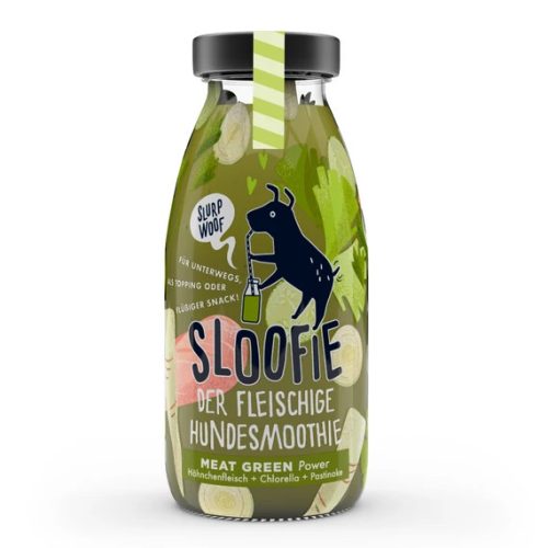 SLOOFIE - Meat Green, Az erő (Csirkehús, chlorella, cukkini) 